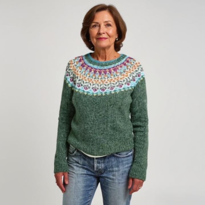 Abigail | Vintage Islandstrikpullover