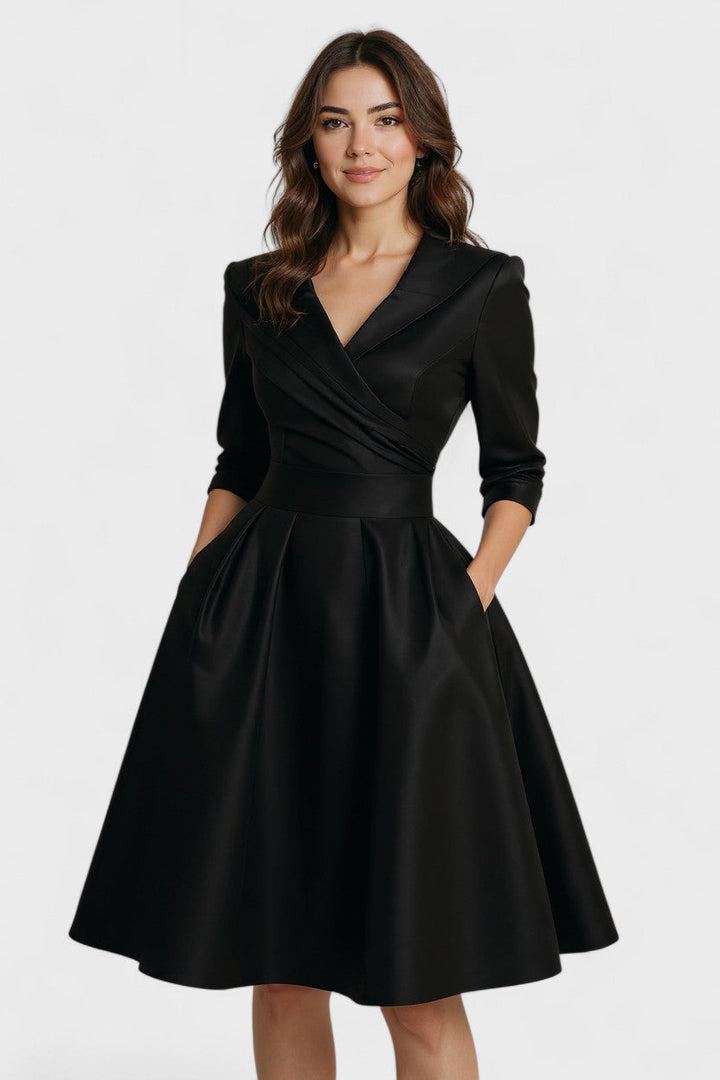 Ceryn | Satin Midi Kjole