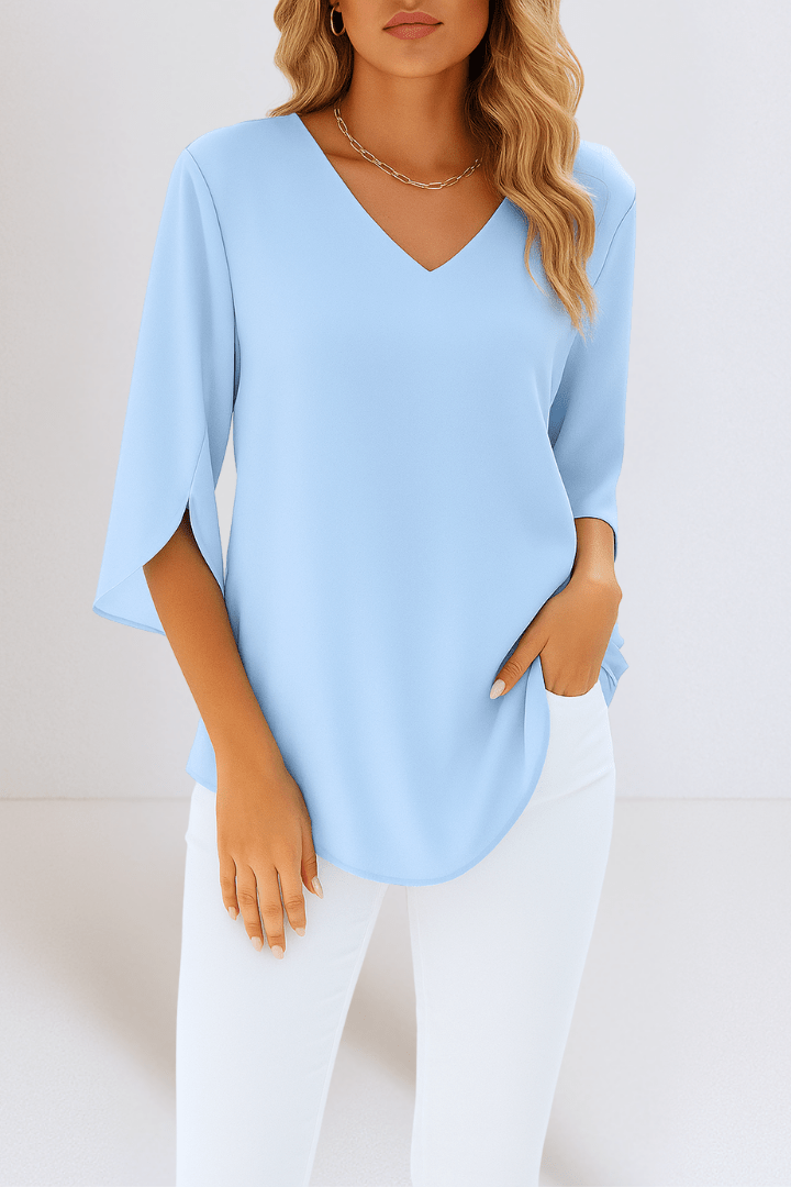 Emilie | V-hals Bluse