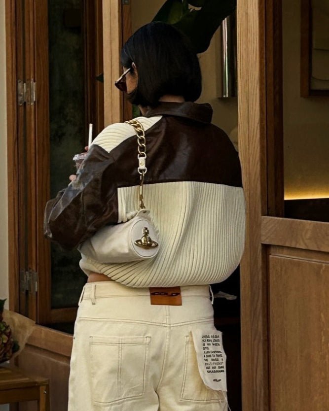 Malene | Farveblok skjorte