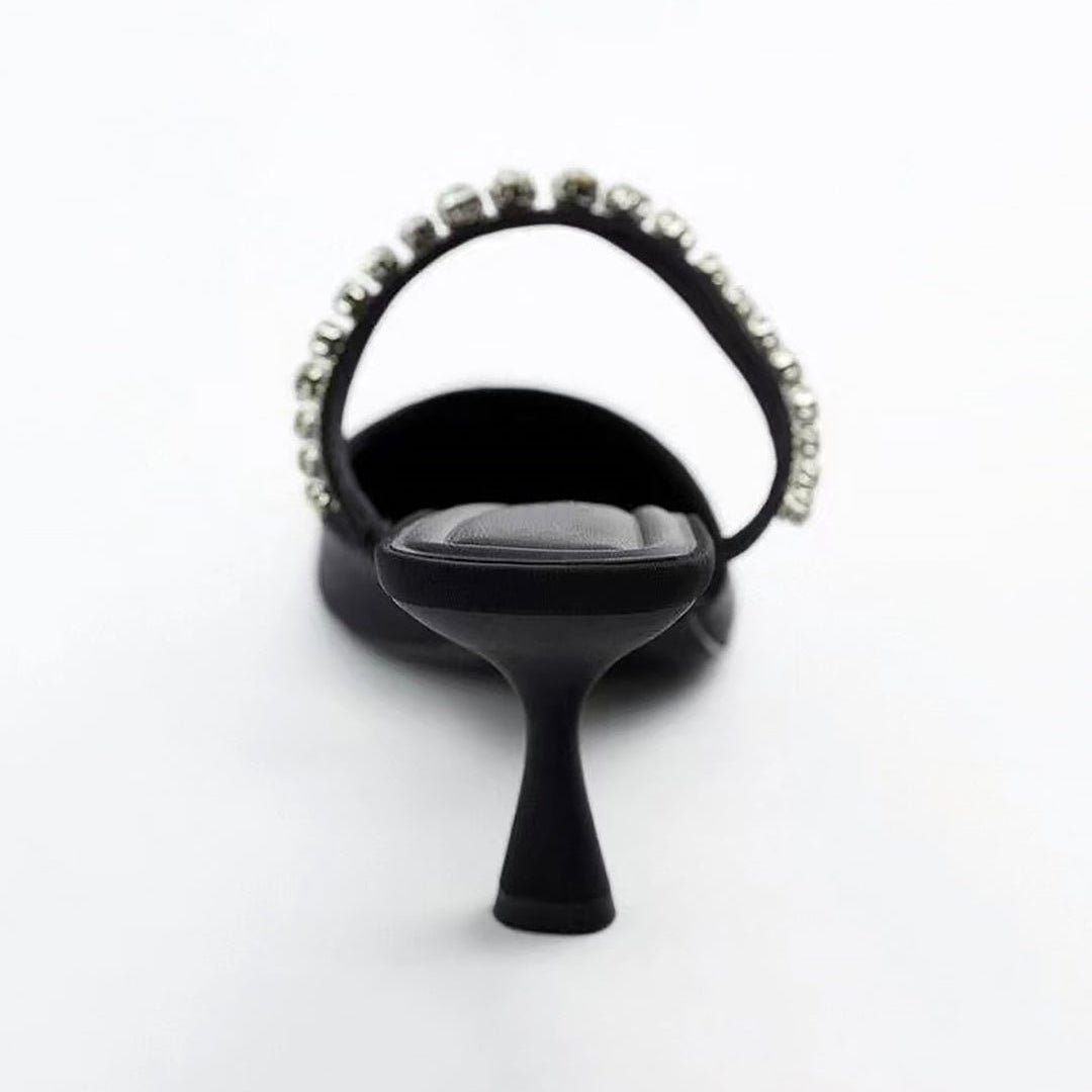 Mette | Strass højhæle