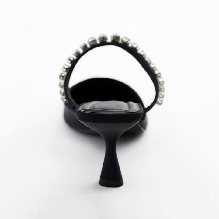 Mette | Strass højhæle