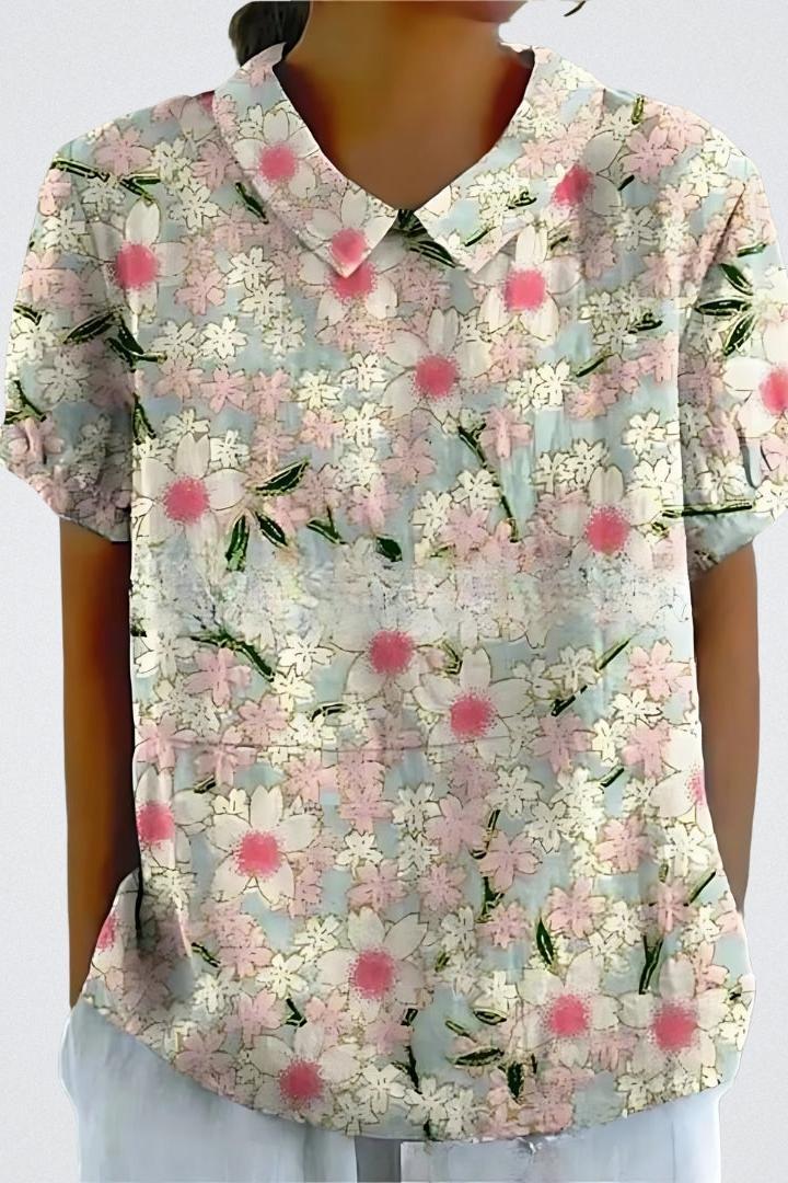 Selma | Blomstret bluse