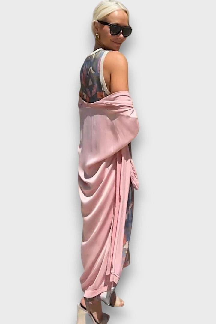 Signe | Blomstret langkjole