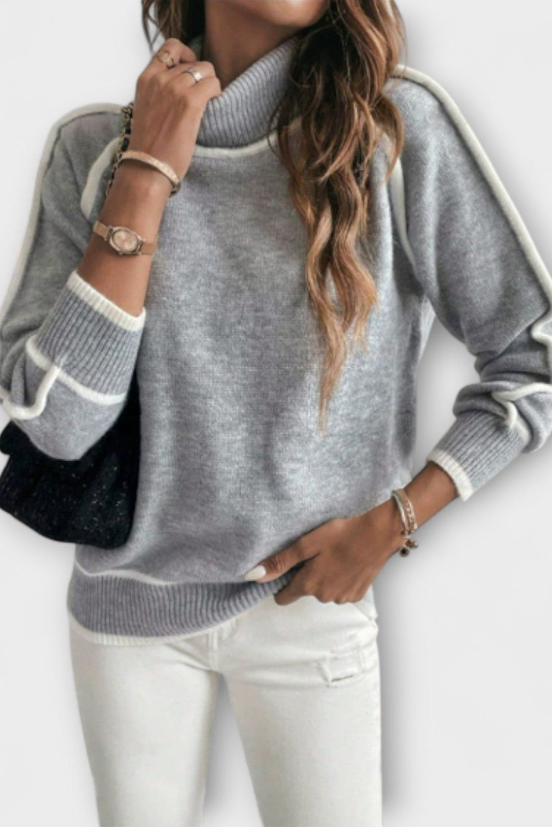 Sofia | Højhalset trøje